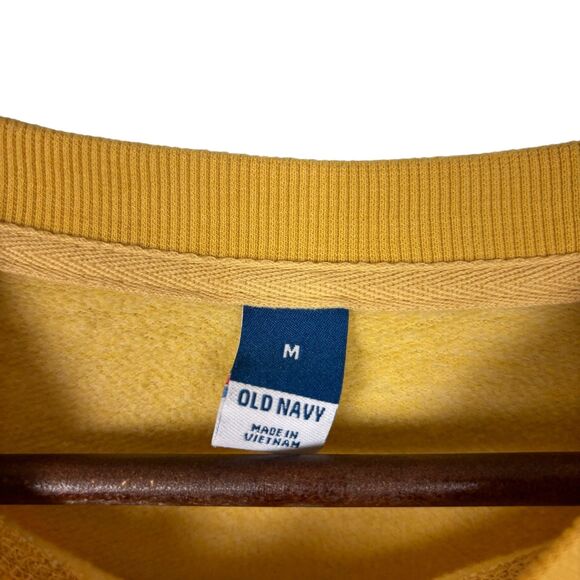 Old Navy Yellow Sunshine on my mind Crewneck Sweatshirt Women’s Medium - Picture 5 of 6